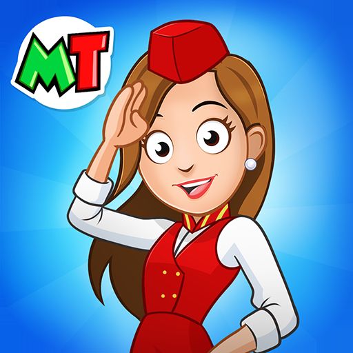 My Town Airport games for kids